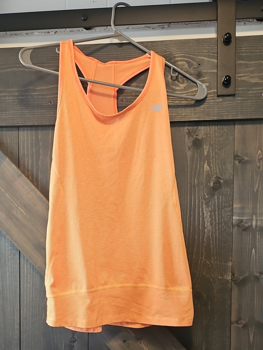 New Balance Women's Bright Orange Racerback Performance Tank